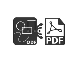 Convert ODF to PDF Files