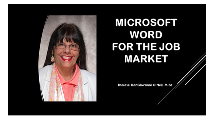 Microsoft Word 365 for the Job Market
